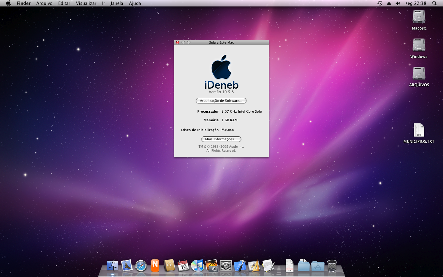 restore macbook os x 10.5.8
